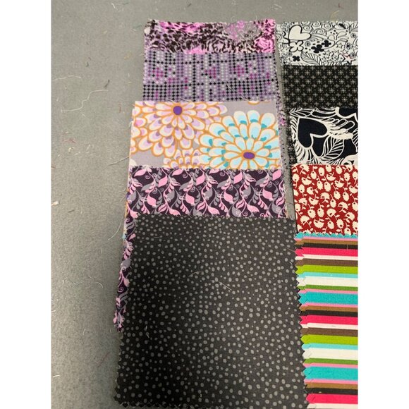 35 Pieces Precut 5" Cotton Quilting Fabric Squares - Sweet Remembrance Dawn Char - Picture 2 of 12